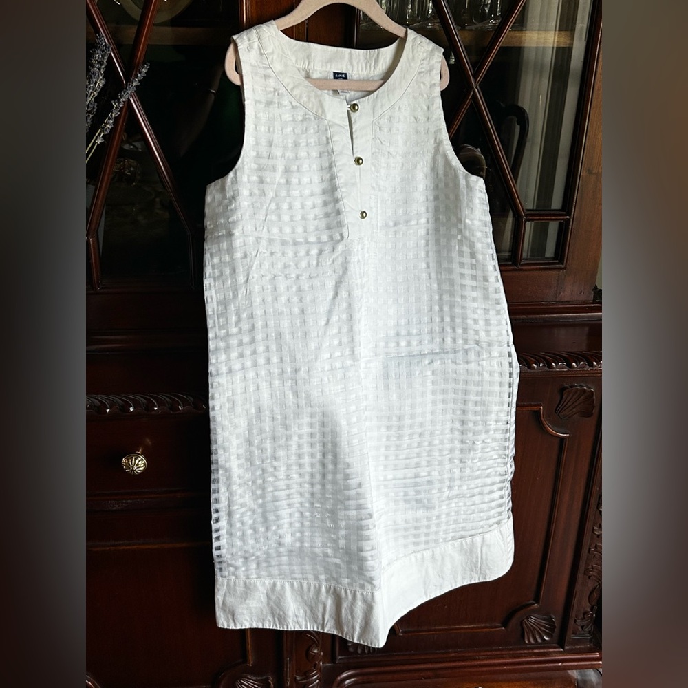 Janie And Jack White Sleeveless Kids Dress